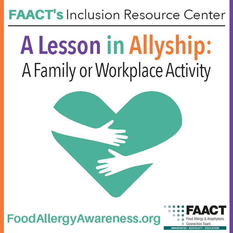 A Lesson in Allyship - FAACT DEI Graphic