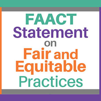 FAACT Statements on Racism and other hateful acts