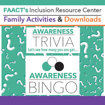 FAACT's DEI Resource Center - Family Activities & Downloads (BINGO & Trivia)